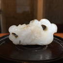 antique chinese jade fish dragon