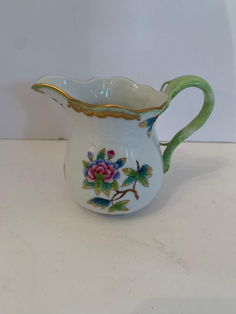 Hand painted Herend butterfly rose jug creamer (1 of 4)