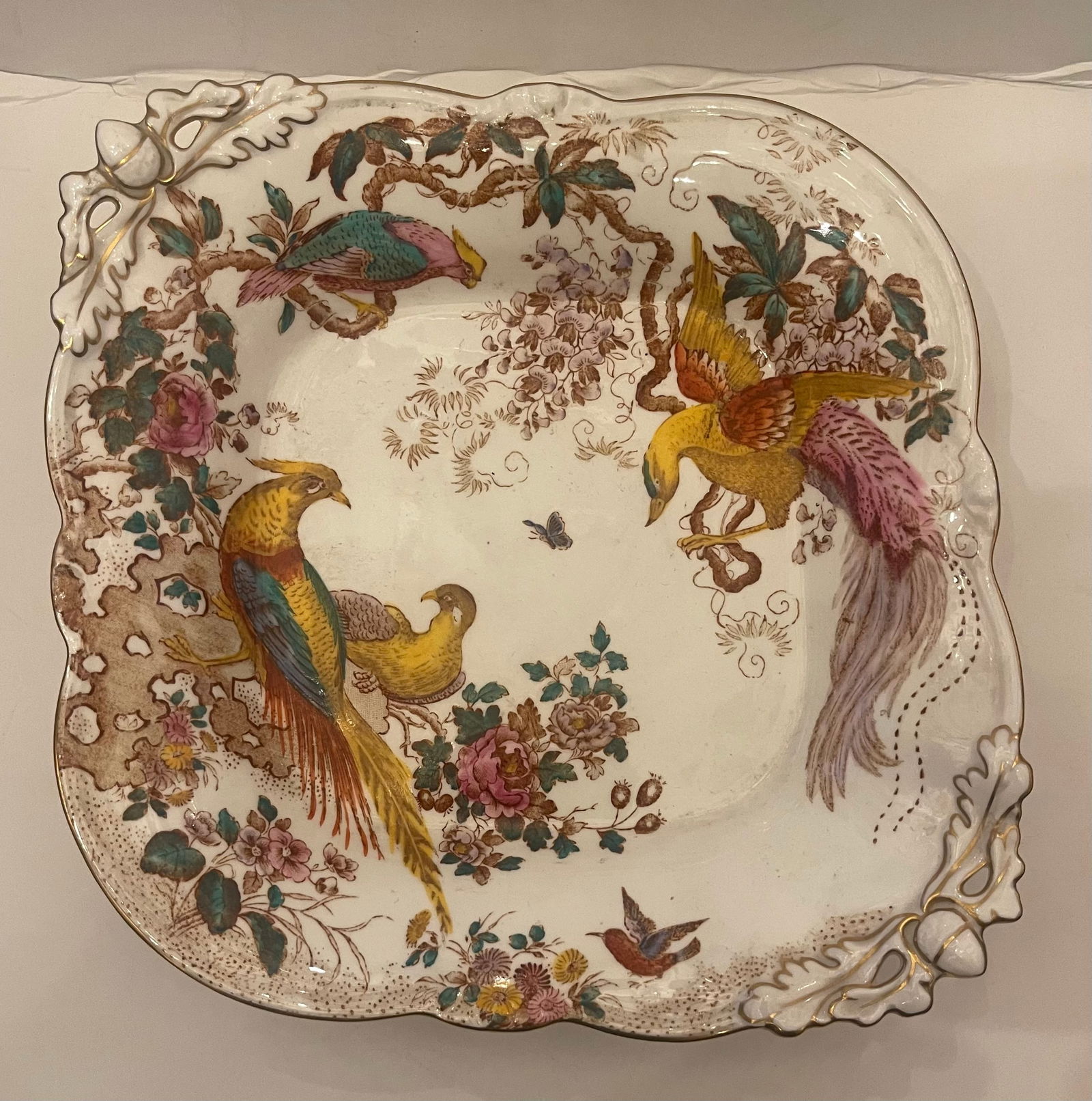 Vintage Royal Crown Derby "Olde Avesbury" Serving Plate Dish Platter (1 of 3)