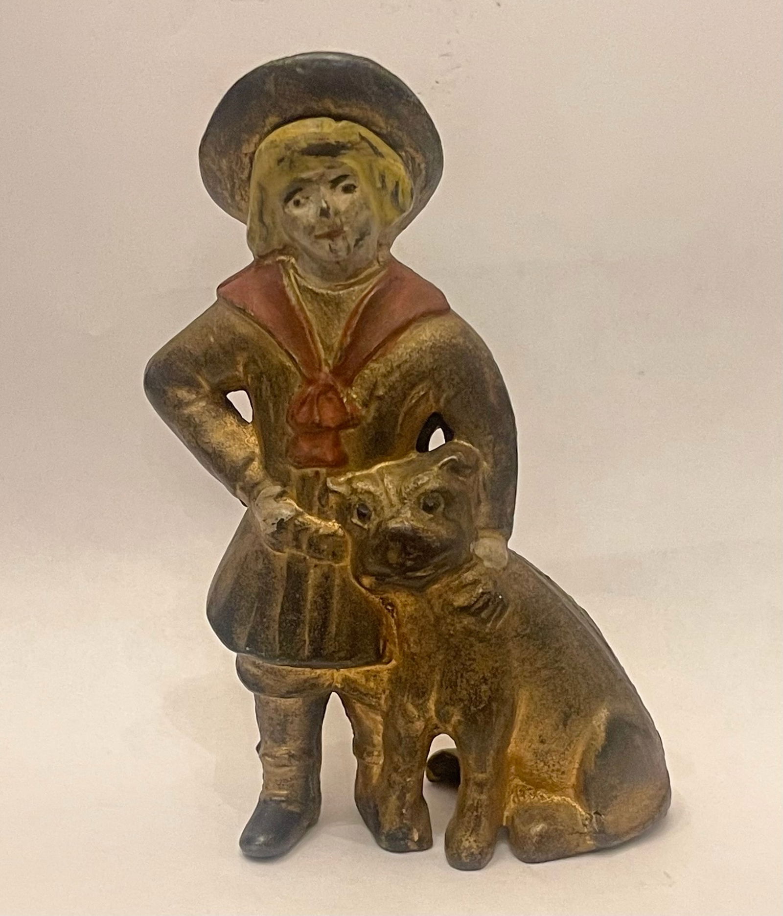 Vintage Cast Iron Buster Brown And Tige The Dog Piggy Bank (1 of 3)