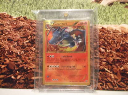 2012 Pokémon Charizard Gold Secret Rare 136/135 SUPER: In Fresh from Pack to Holder Mint Condition