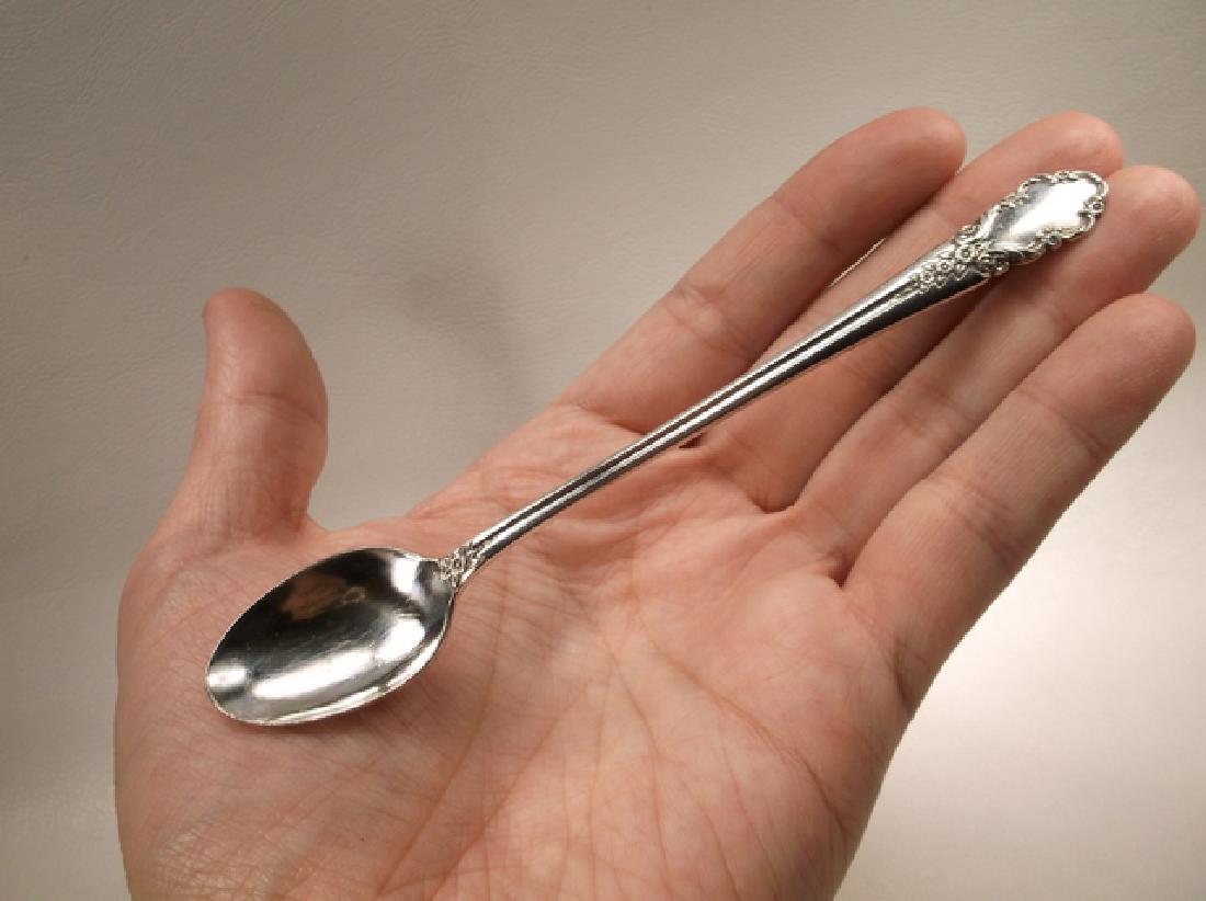 Gorgeous Antique Rogers Sterling Silver Tea Spoon (1 of 6)