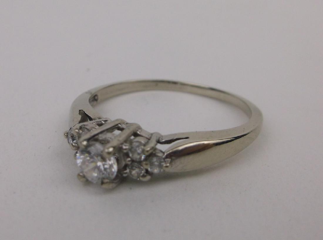 Stunning 10kt White Gold Engagement Ring 6.5 (1 of 5)