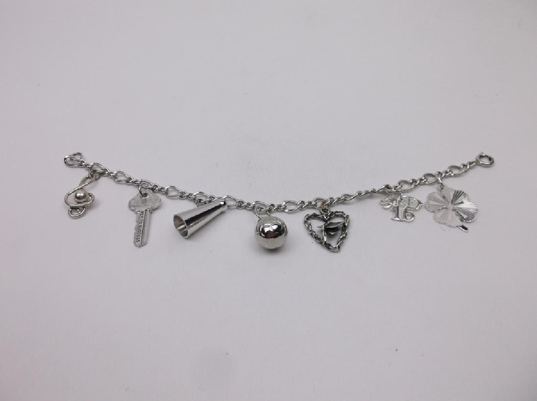 Stunning Wells Sterling Loaded Charm Bracelet (1 of 3)