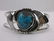 Stunn Large Navajo Sterling Turquoise Cuff Bracelet