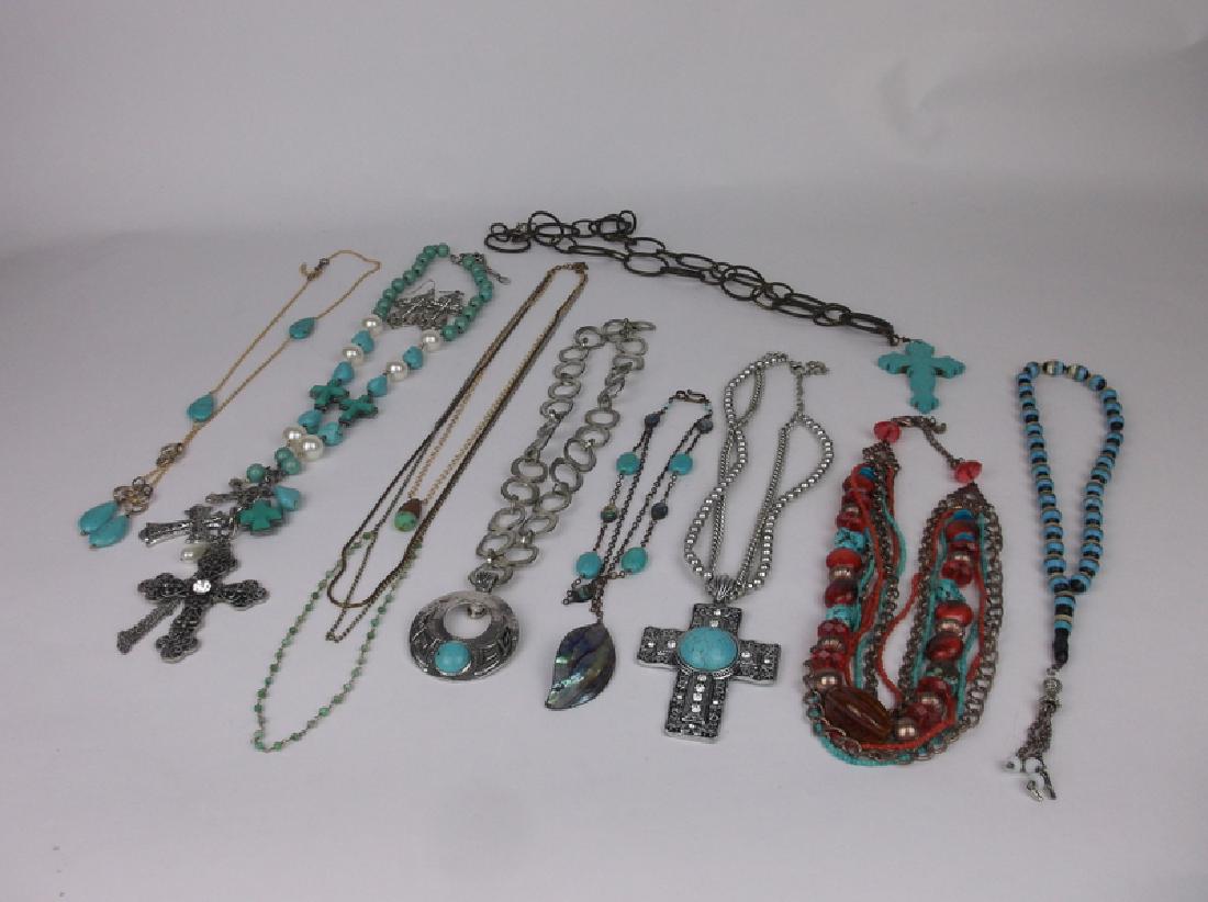 Large Estate Southwestern Necklace Collection (1 of 6)