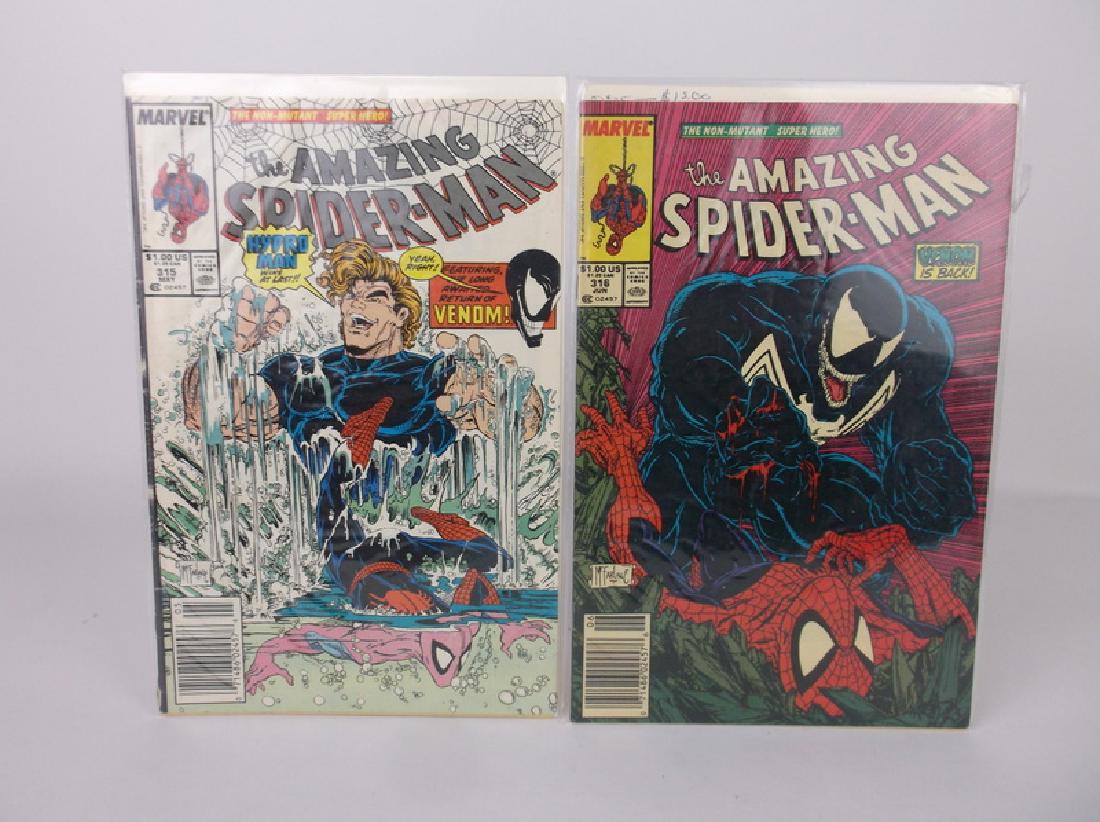 2 1989 Marvel Spiderman Comic Books Mcfarlane (1 of 2)
