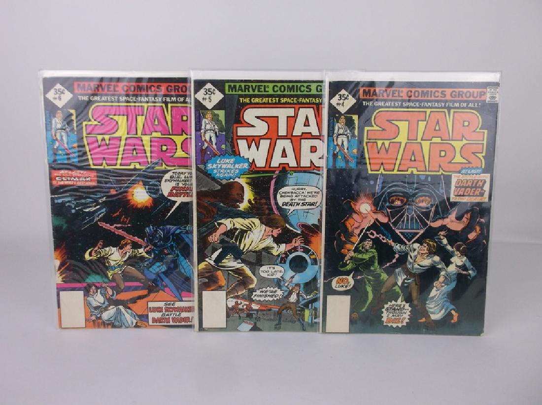 3 1977 Marvel Star Wars Comic Books #4-6 (1 of 1)