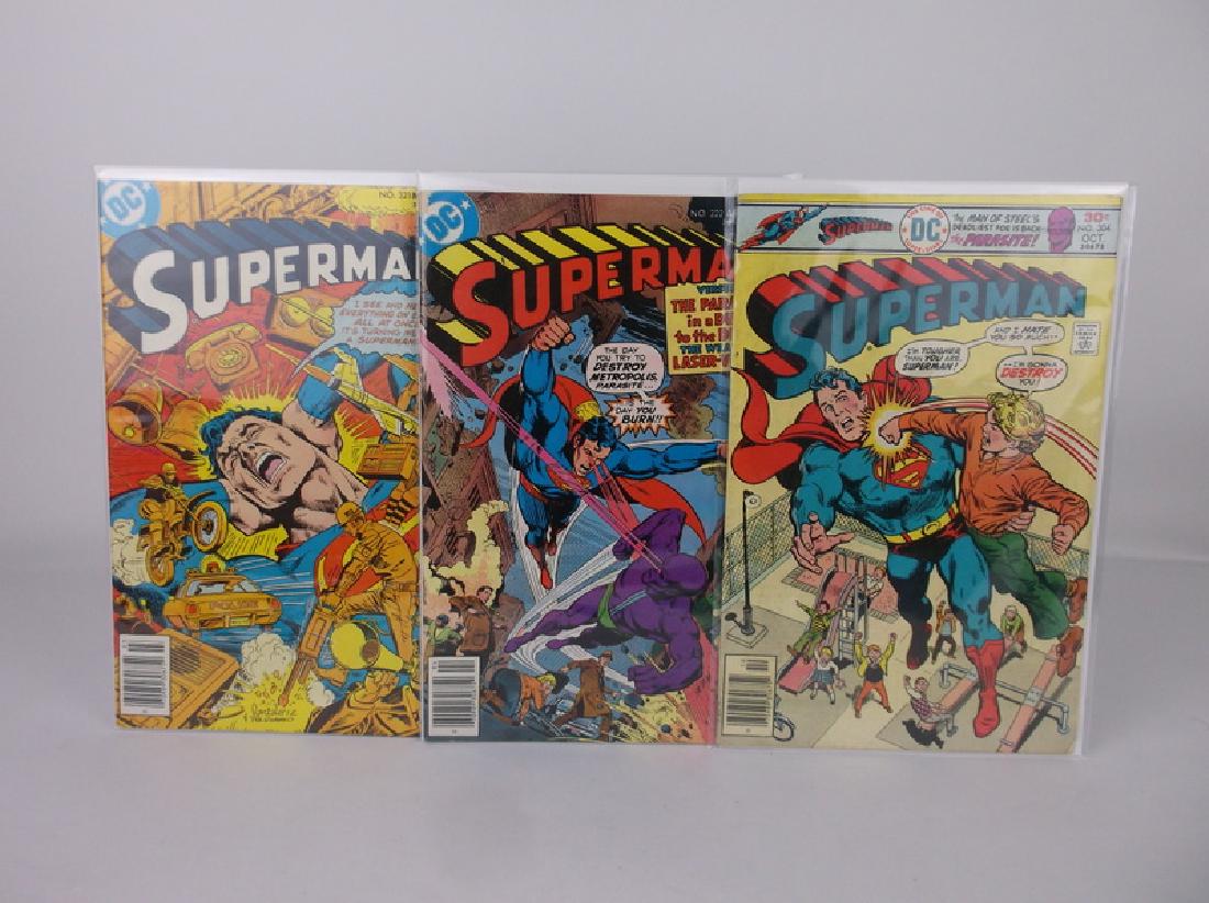3 1976-77 DC Superman Comic Books (1 of 2)