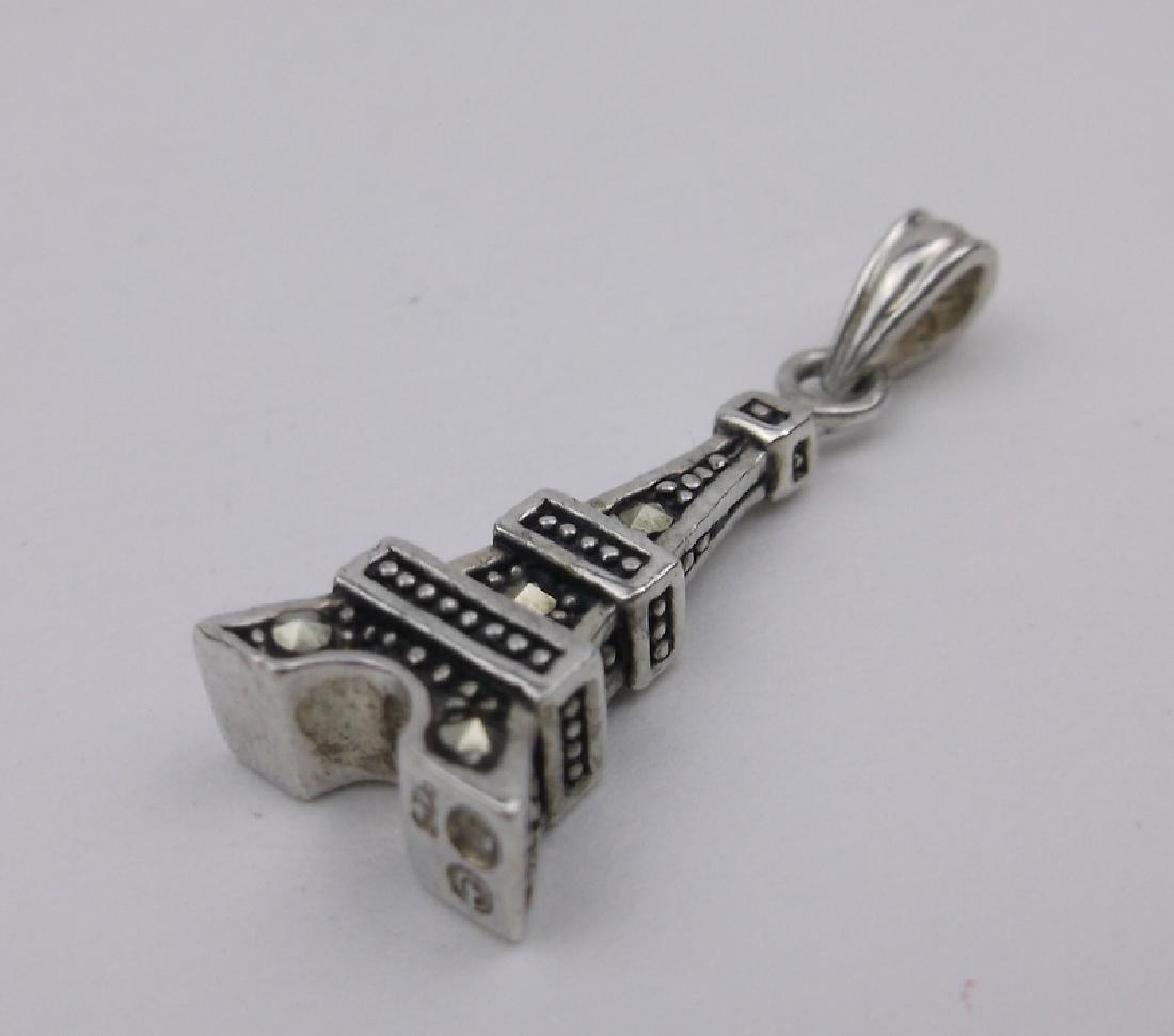 Gorgeous Sterling Silver Eiffel Tower Pendant (1 of 1)