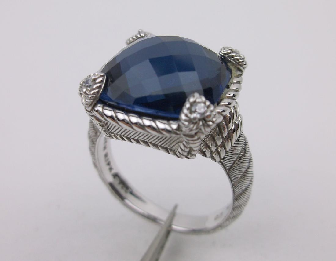 Judith Ripka Sterling Silver Spinel Ring 10 Stunning (1 of 4)