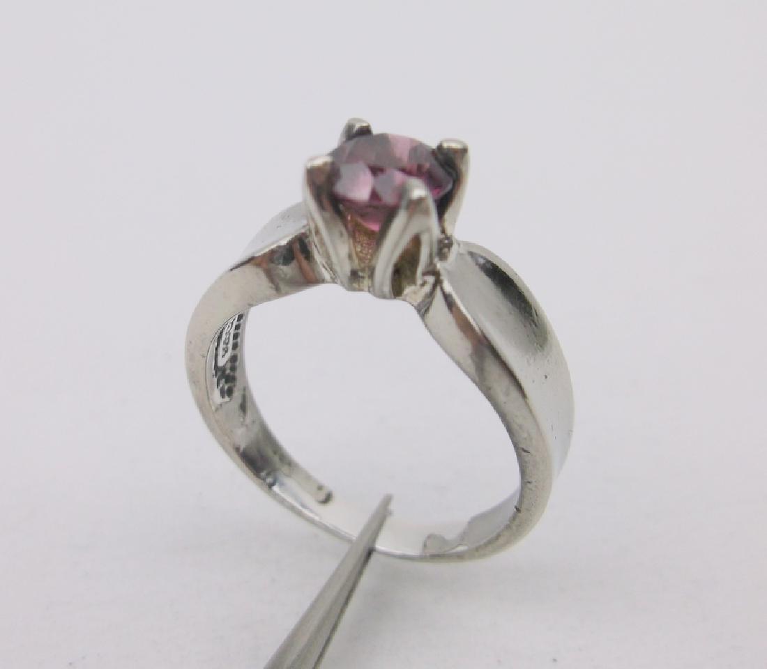 Gorgeous Sterling Silver Topaz Ring 7.5 (1 of 1)