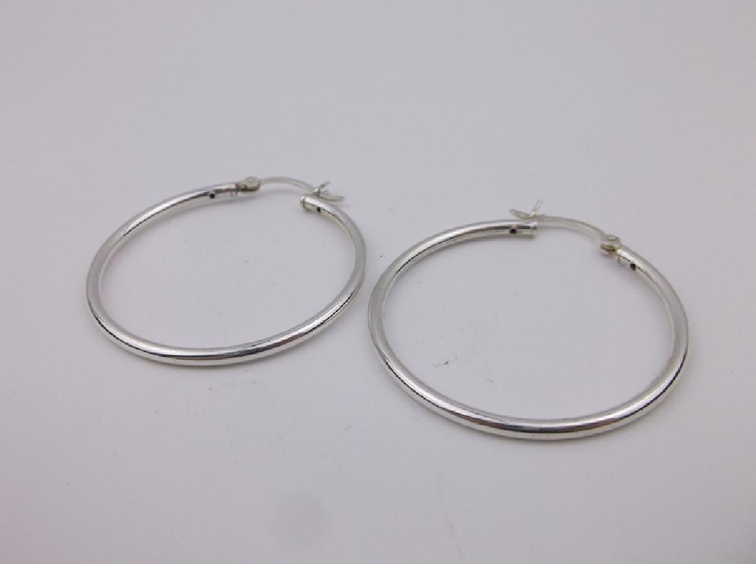 Gorgeous Sterling Silver Hoop Earrings (1 of 1)