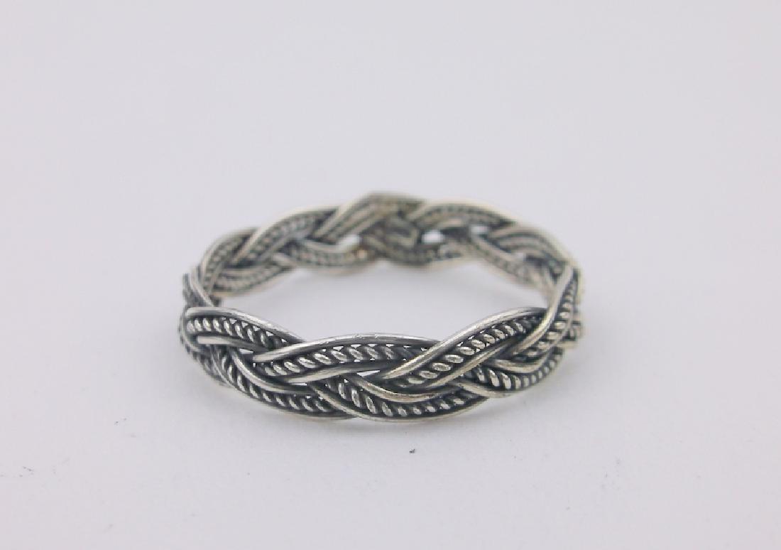 Stunning Sterling Silver Band Ring 10 (1 of 1)