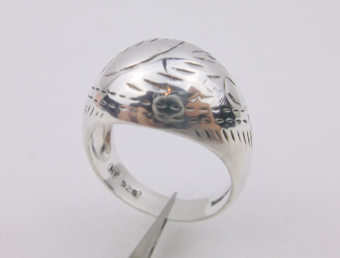 Stunning Sterling Silver Dome Ring 9 (1 of 1)