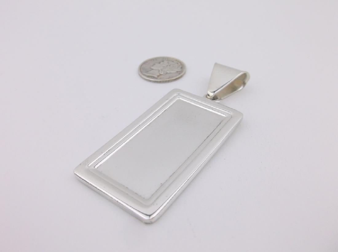 Huge Gorham Sterling Silver Bar Pendant Stunning (1 of 2)