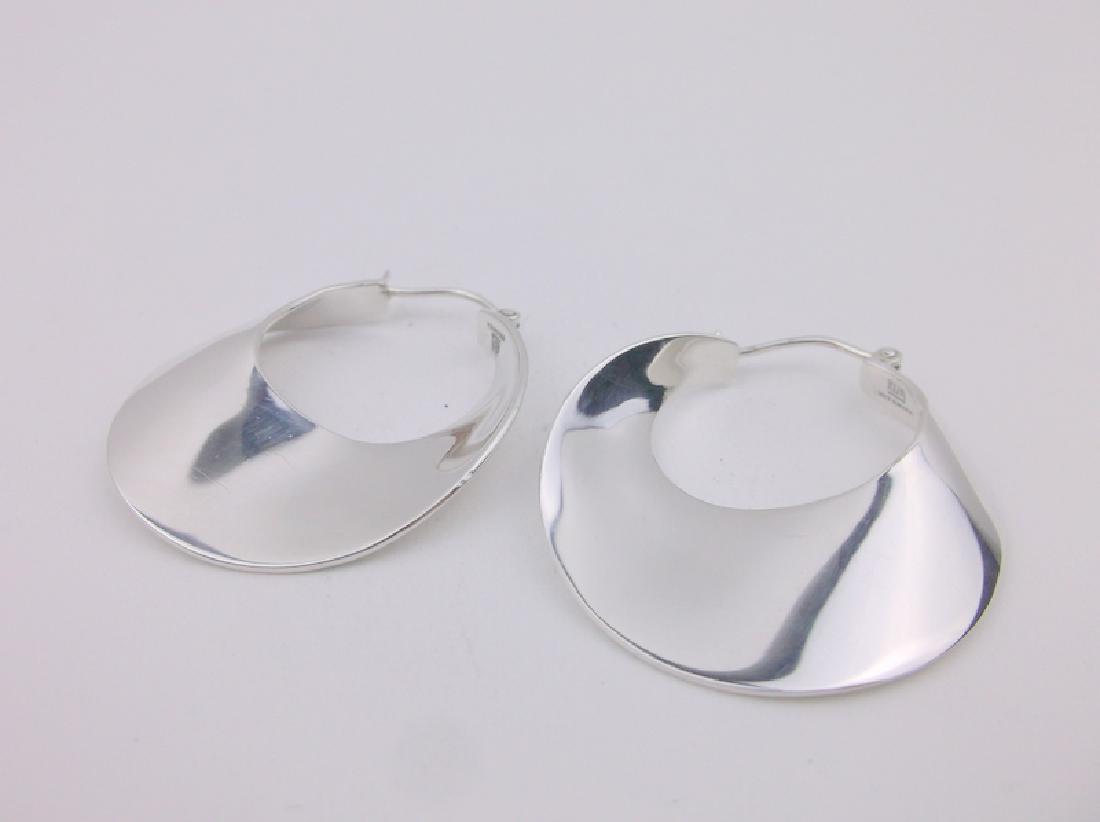 Robert Lee Morris Sterling Silver Earrings: excellent condition