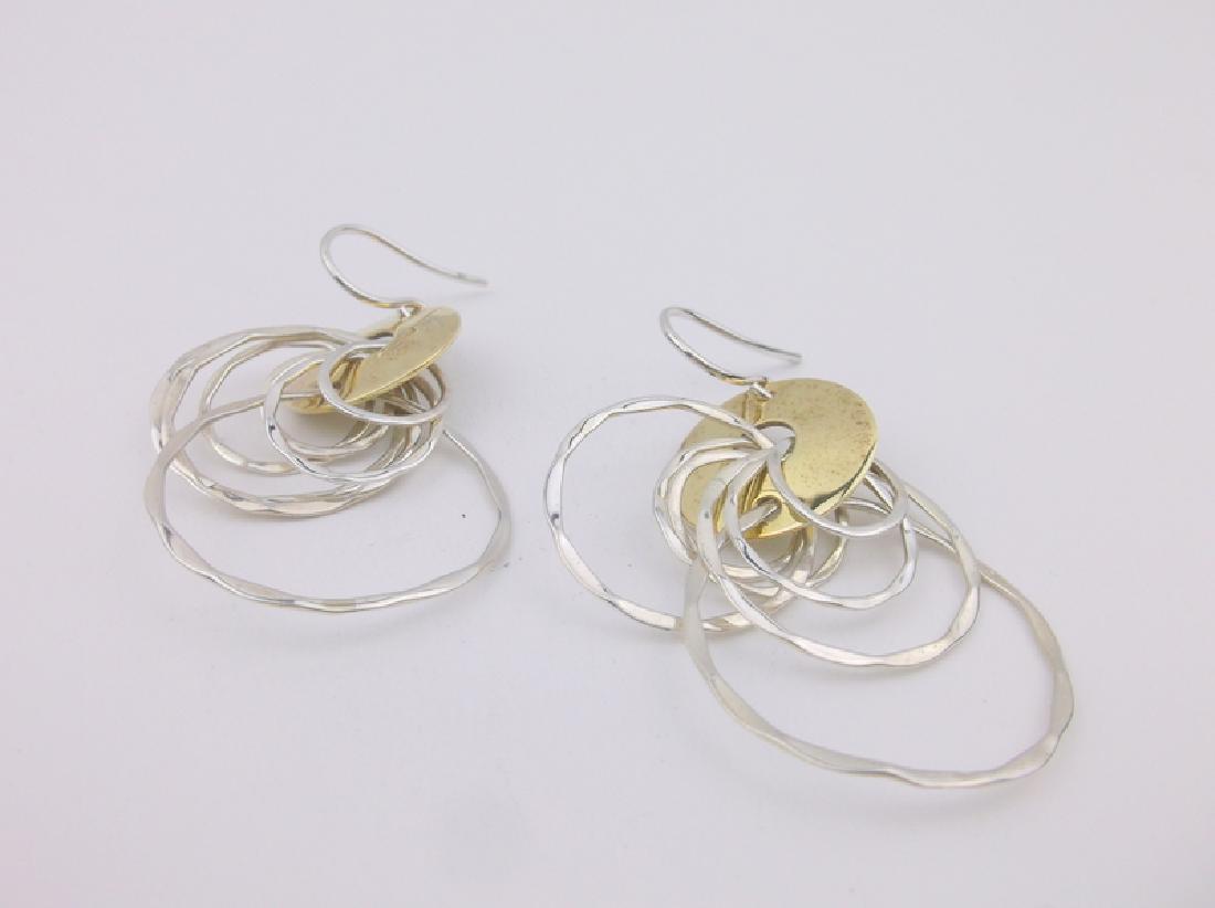 Robert Lee Morris Sterling Brass Earrings Stunning: excellent condition