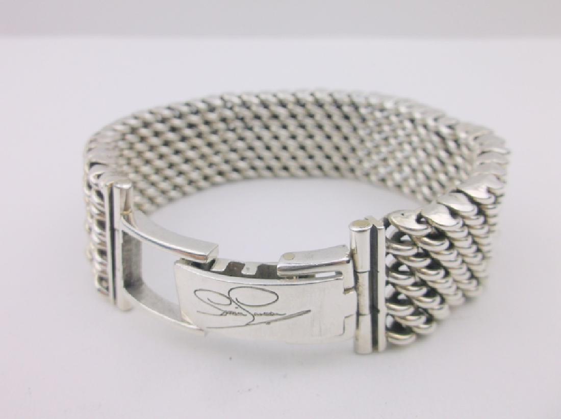 Sonia Larson Sterling Silver Bracelet MASSIVE Heavy (1 of 5)