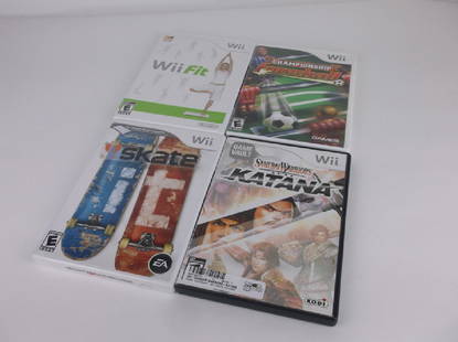 4 Nintendo Wii Video Game Lot: all work great