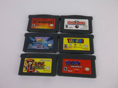 6 Nintendo Game Boy Advance Games: all work great