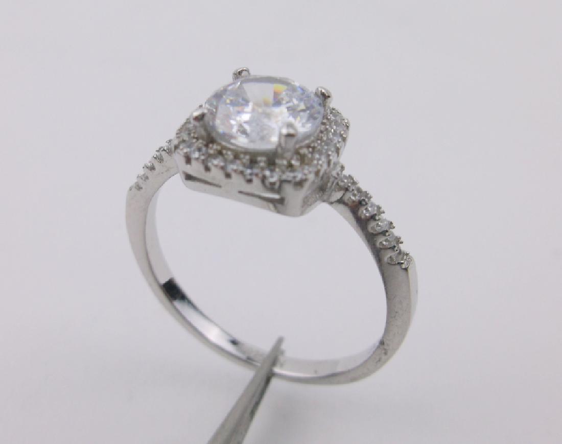 Stunning Sterling Silver Engagement Ring 7 (1 of 2)