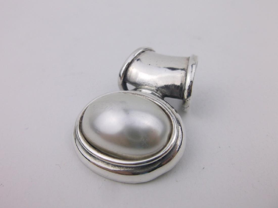 Stunning Sterling Silver MOP Pendant (1 of 2)