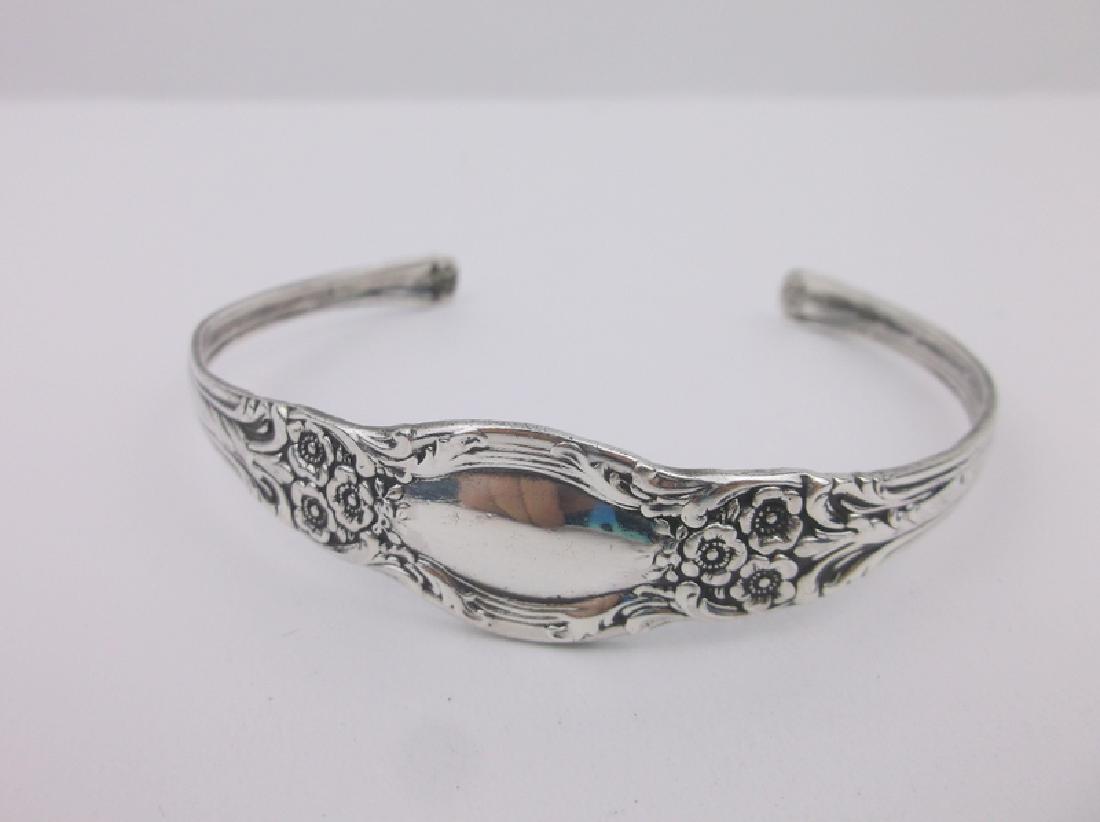 Stunning Large Sterling Silver Cuff Bracelet (1 of 2)