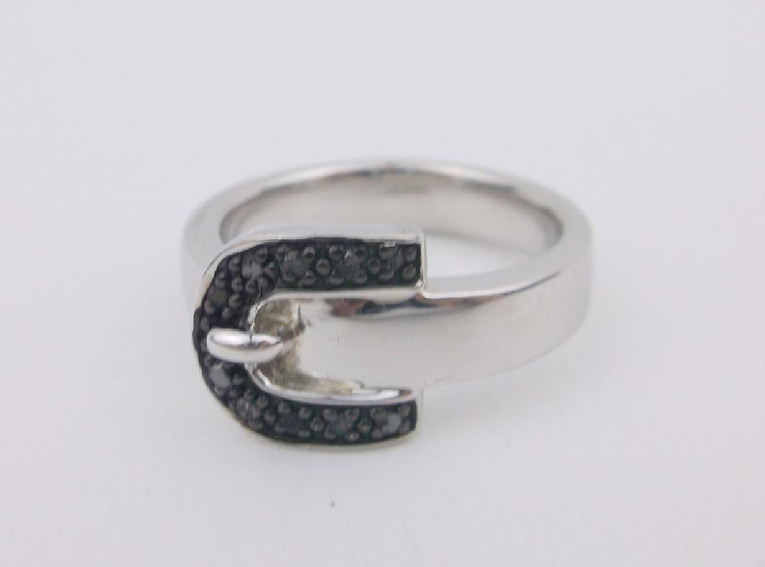 Stunning Heavy Sterling Silver Belt Ring 7 (1 of 2)
