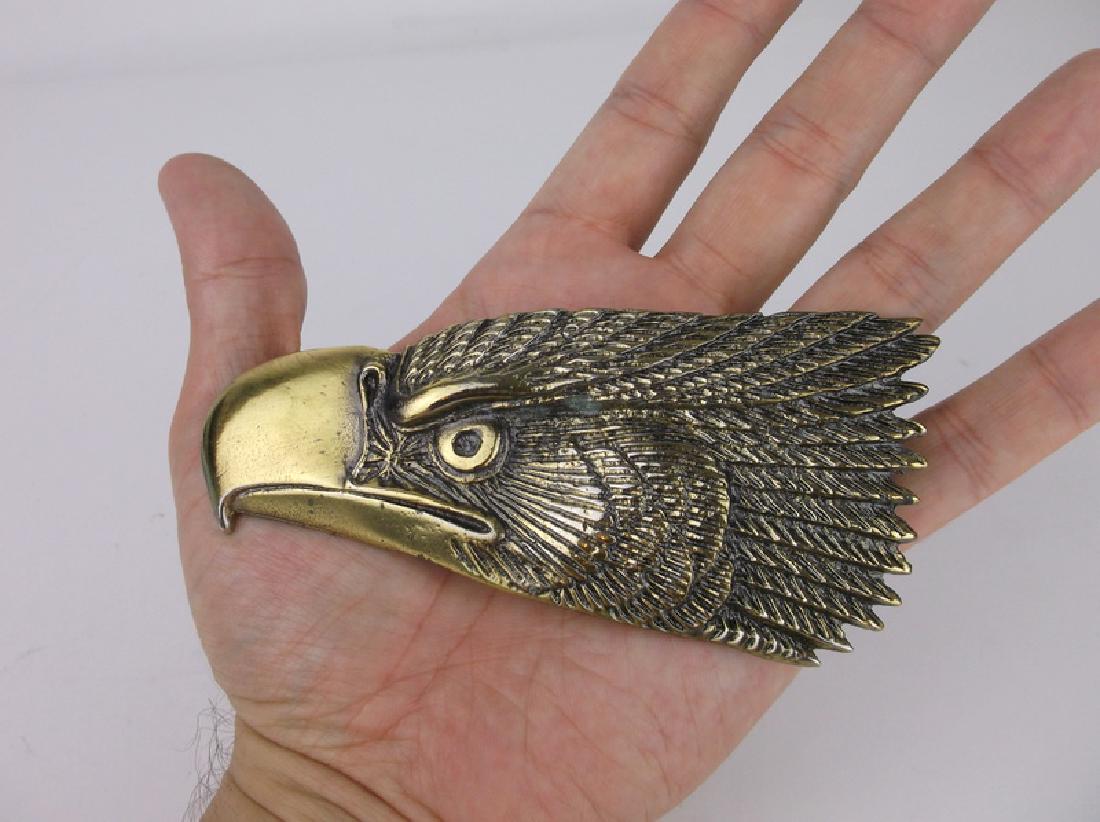 1976 Huge Brass Eagle Belt Buckle Stunning (1 of 3)