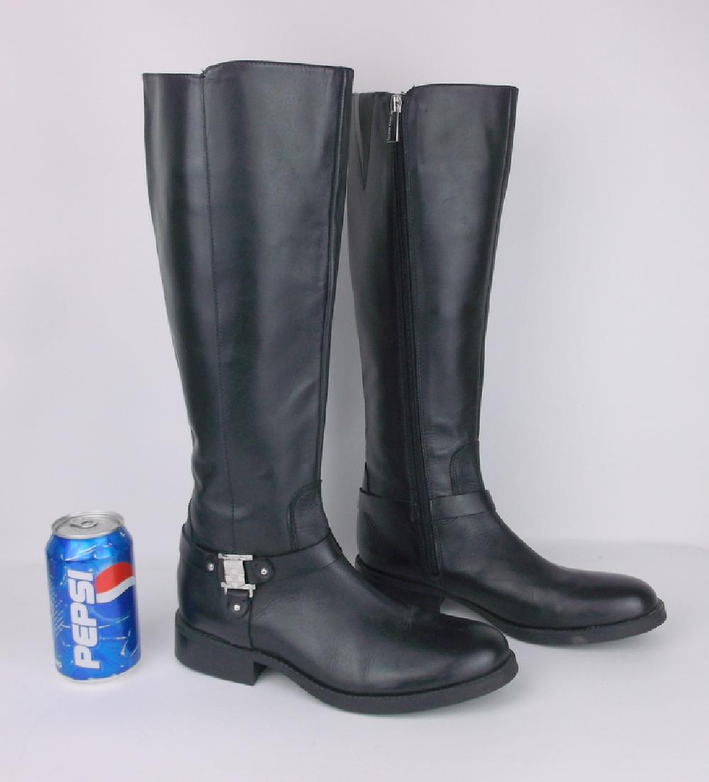 New Vince Camuto Leather Boots Size 8.5 Black (1 of 6)