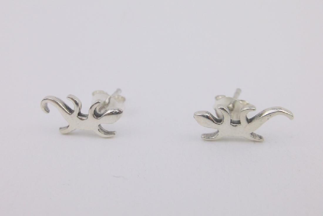 Stunning Sterling Silver Lizard Earrings (1 of 1)