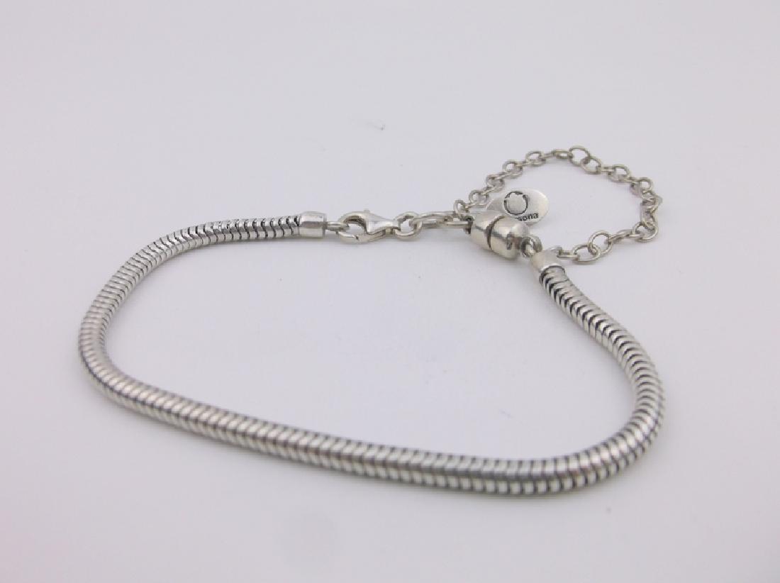 Stunning Persona Sterling Adjustable Bracelet 6.5-9.5" (1 of 3)