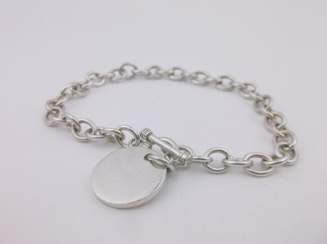 Stunning Sterling Silver Toggle Bracelet Heavy (1 of 1)