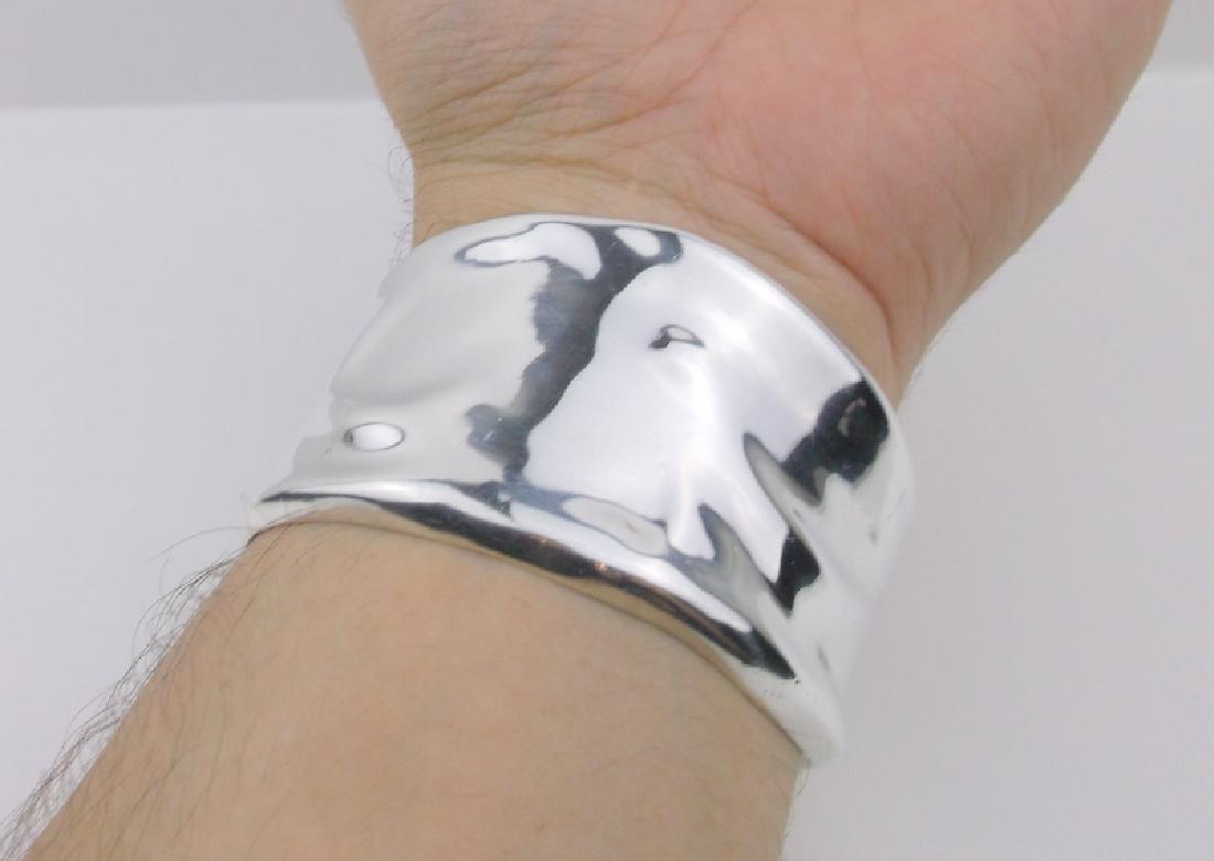 Taxco Huge Sterling Cuff Bracelet TC-121 Stunning (1 of 6)