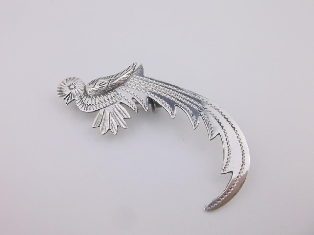 Stunning Sterling Bird of Paradise Brooch (1 of 2)