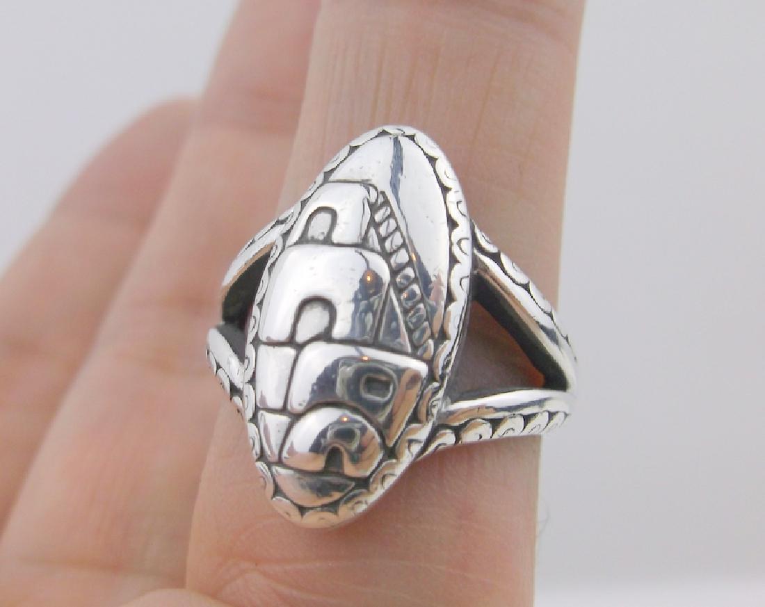Carolyn Pollack Sterling Pueblo Ring 8 Stunning: carolyn pollack, pueblo house ring, stunning
