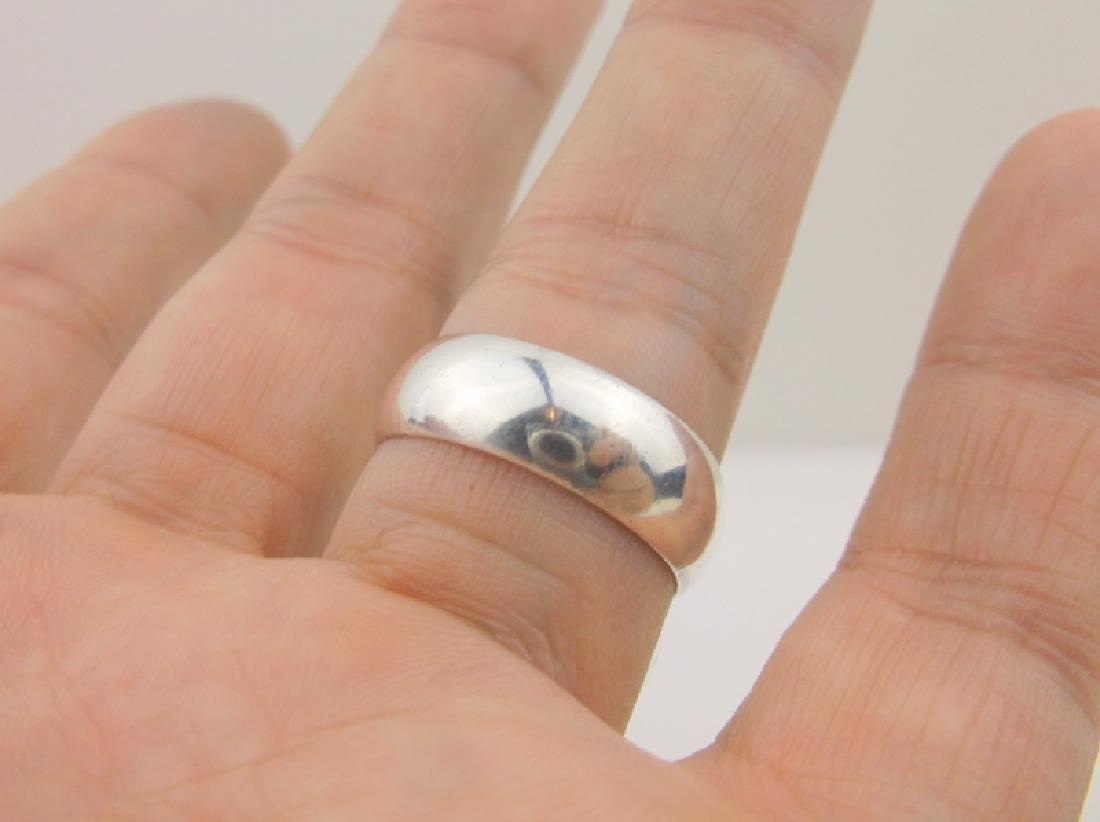 Gorgeous Heavy Sterling Mens Band Ring 11 (1 of 2)