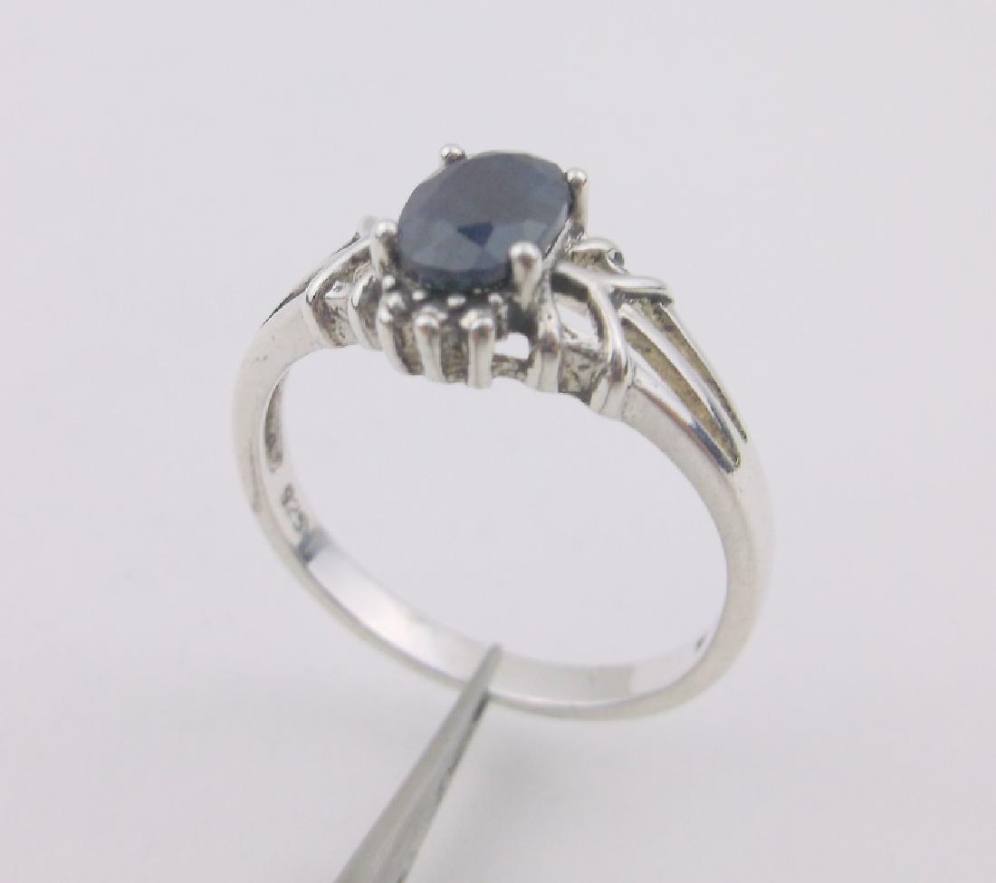 Stunning Sterling Silver Sapphire Ring 7 (1 of 1)