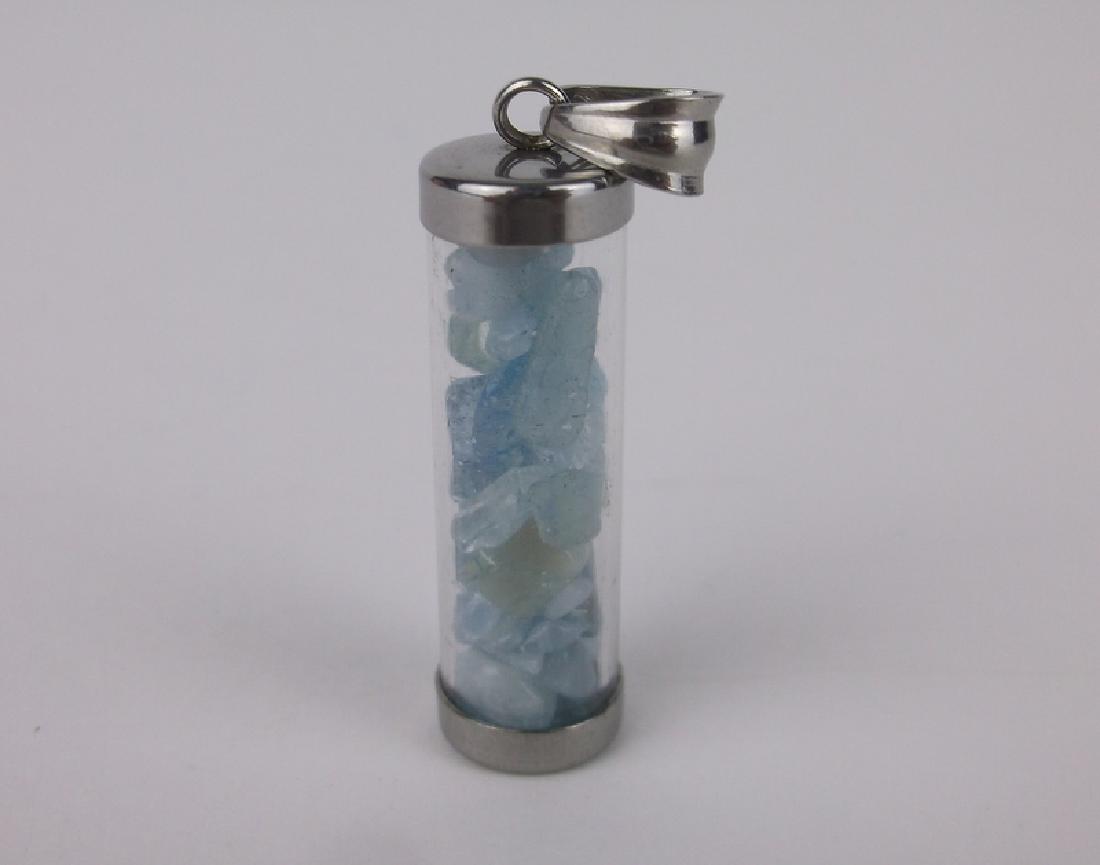 Stunning Large Genuine Aquamarine Pendant (1 of 1)