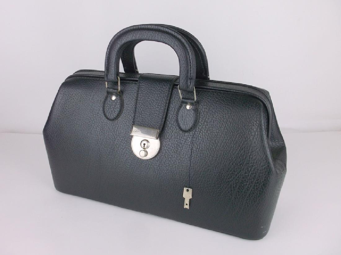 Antique New old Stock Leather Doctors Bag (1 of 6)