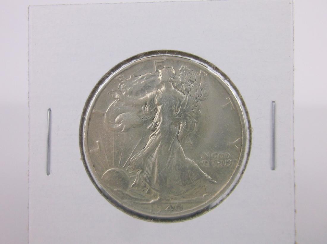 1940 US Silver Walking Liberty Half Dollar (1 of 2)
