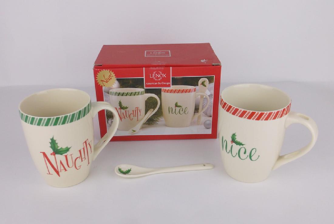 Lenox Christmas Mug Set Naughty & Nice (1 of 2)