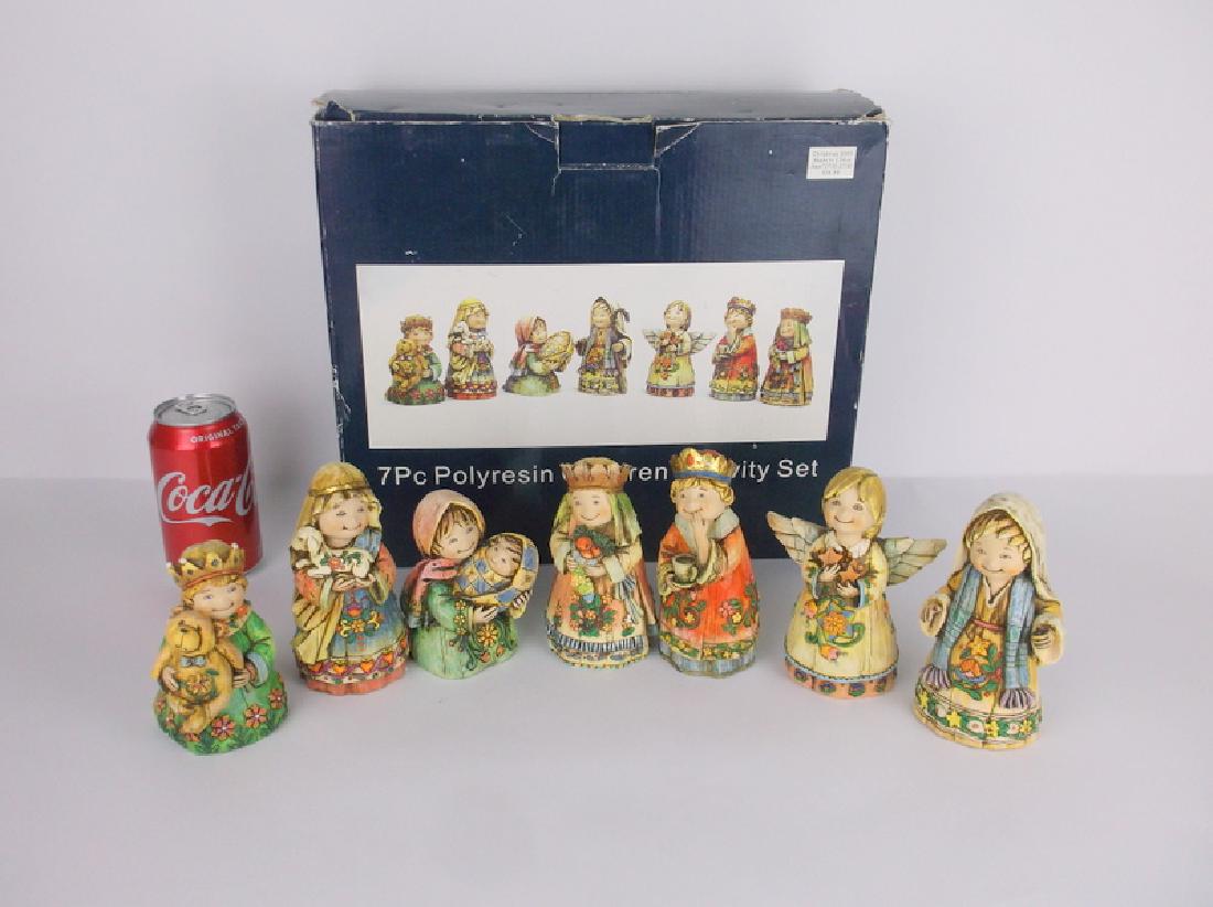 NIB Large Christmas Nativity Set New in Box (1 of 3)