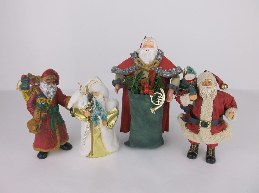 Santa Claus Christmas Lot Ornaments & Figures: all in great condition