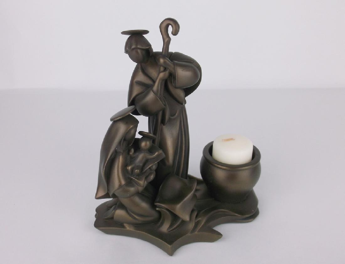New in Box Christmas Nativity Candle Holder (1 of 3)
