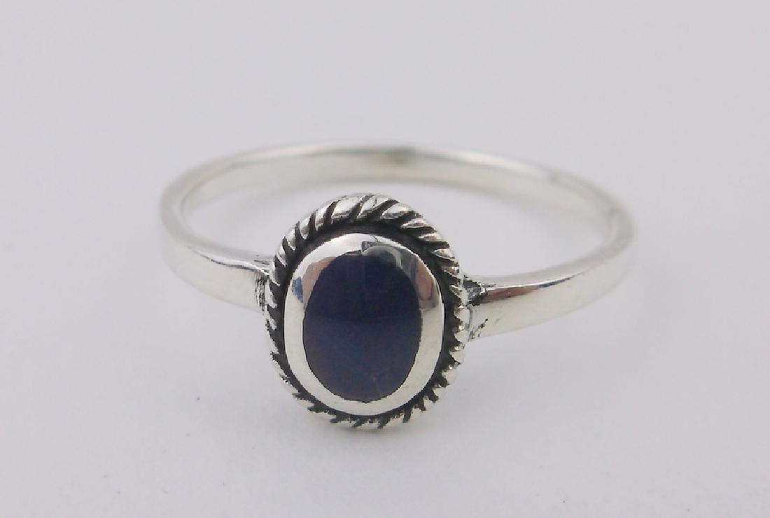 Stunning Sterling Silver Lapis Ring 7 (1 of 1)