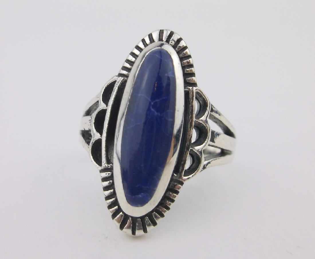 Stunning Sterling Silver Lapis Ring 7 (1 of 2)