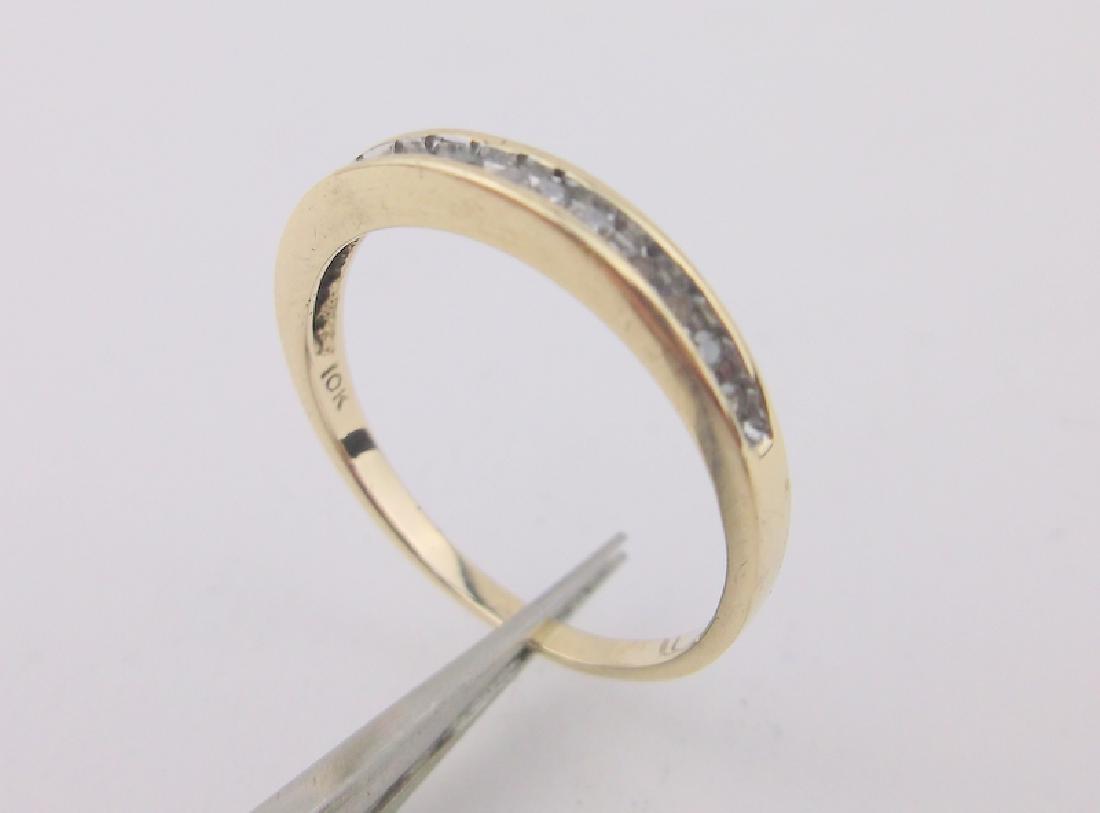 Stunning 10kt Gold Genuine Diamond Ring 7 (1 of 2)