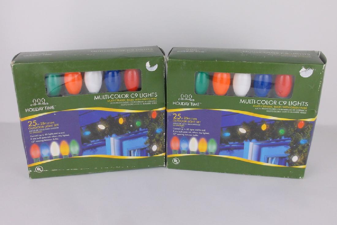 2 New In Box Big Bulb Christmas Lights 25ft (1 of 2)
